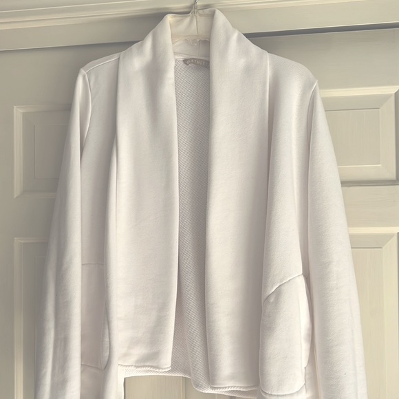 Athleta Tops - Athleta white zen cardigan, EUC, size medium.